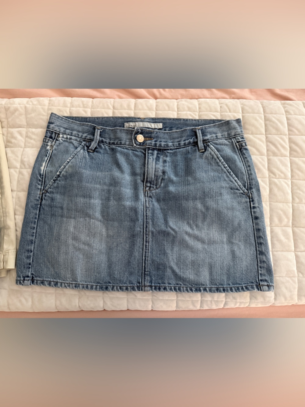 Old Navy Light Blue Denim Mini Skirt